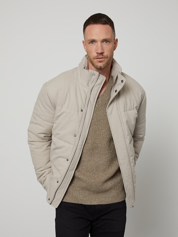 DAN FOX APPAREL Övergångsjacka 'Flynn' i beige: framsida