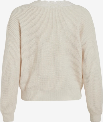 VILA Sweater 'Glacy' in White