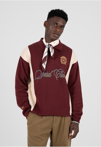 Pull-over 'Clubhouse' Prohibited en rouge : devant