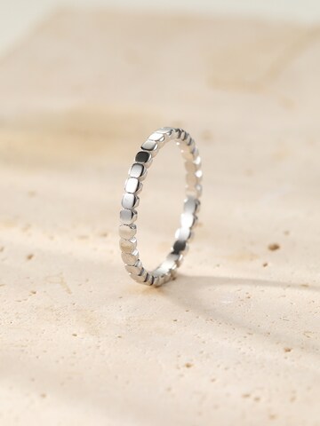 Anello 'Stacked Bead' di Hey Happiness in argento