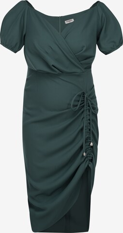 Karko Cocktail Dress in Green: front