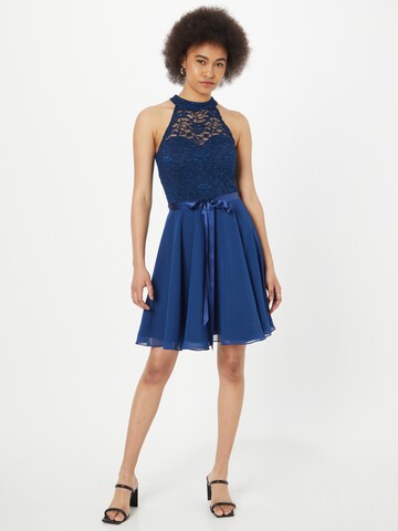 Robe de cocktail SWING en bleu