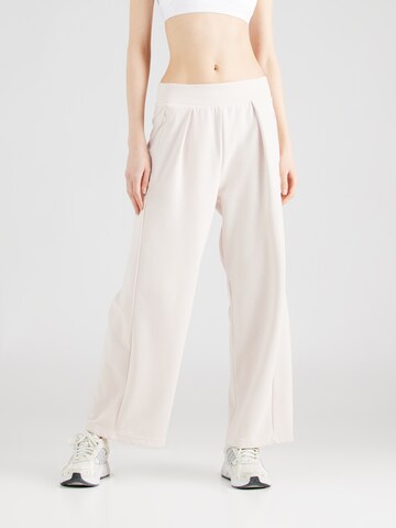 ADIDAS PERFORMANCE Wide Leg Sporthose in Lila: predná strana