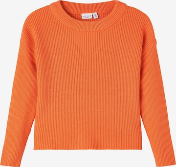 NAME IT - Pullover 'Vajsa' em laranja: frente