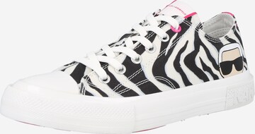 Karl Lagerfeld Sneakers 'KAMPUS III' in White: front