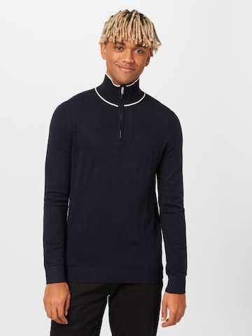 Pull-over BURTON MENSWEAR LONDON en bleu : devant