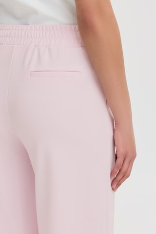 Wide Leg Pantalon 'IHKate' ICHI en rouge