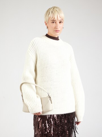 Pullover 'Bleona' di MSCH COPENHAGEN in bianco: frontale