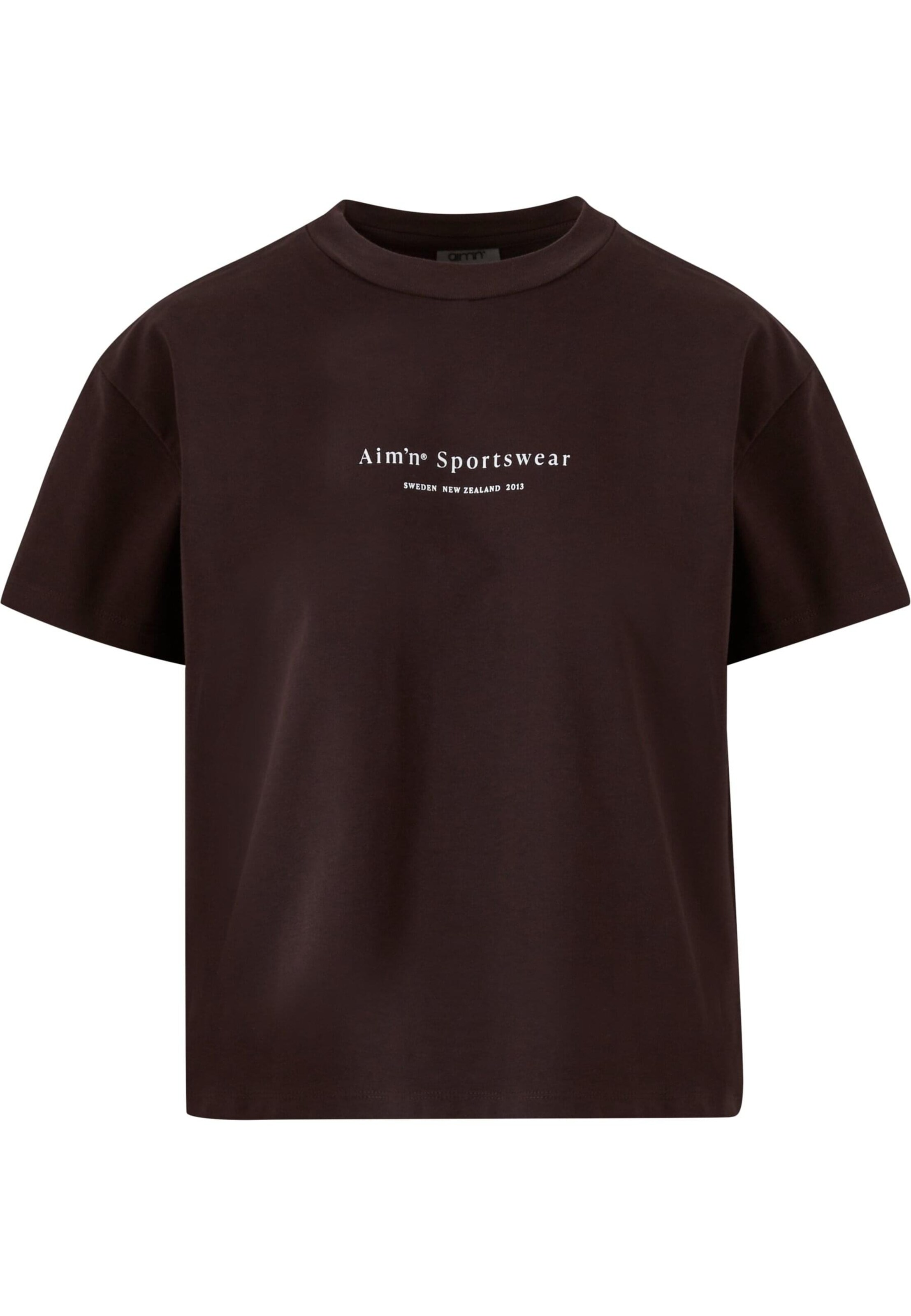 Aim'n Shirts 'AMN-243-TOP-24010380-106' i brun: forside