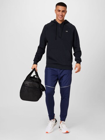 UNDER ARMOUR Sport sweatshirt 'Rival' i svart