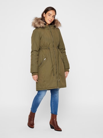 MAMALICIOUS Winterparka 'Amy' in Groen