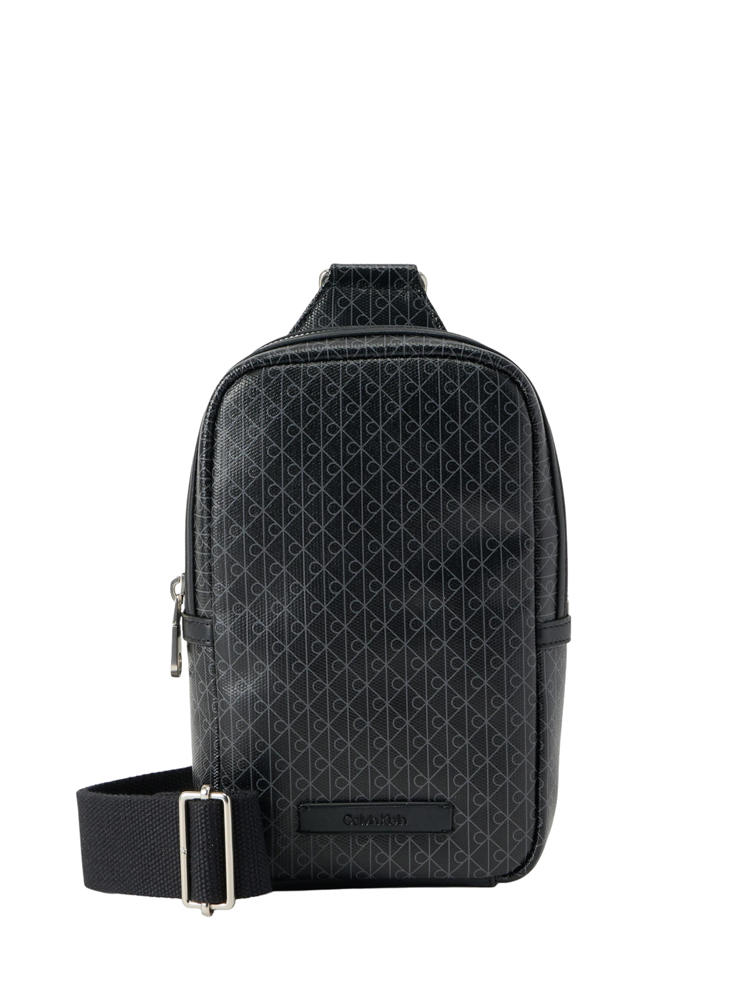 Calvin Klein Sac à bandoulière en gris basalte / noir, Vue avec produit