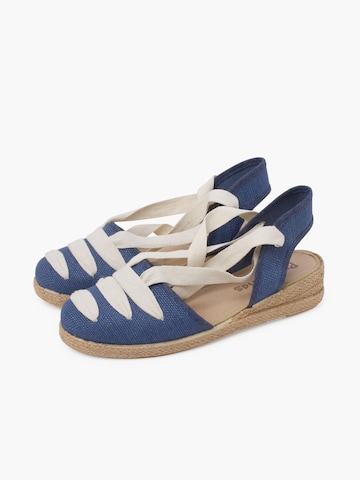 Pisamonas - Sandália em azul