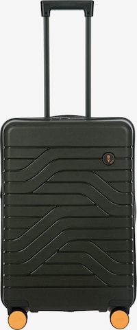 Bric's Trolley 'BY Ulisse' in Grün: Vorderseite