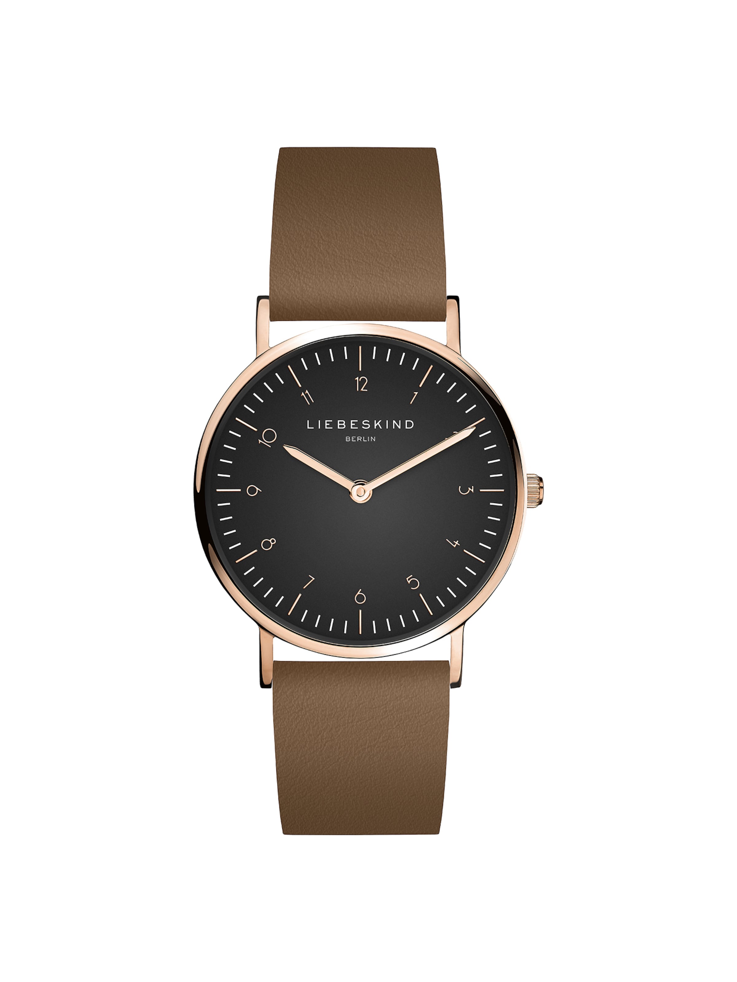 Montre à affichage analogique Liebeskind Berlin en marron : devant
