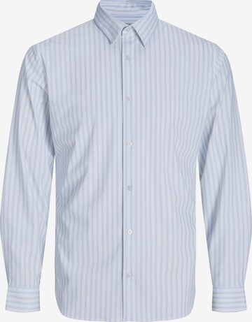 JACK & JONES Slim fit Button Up Shirt in Blue: front