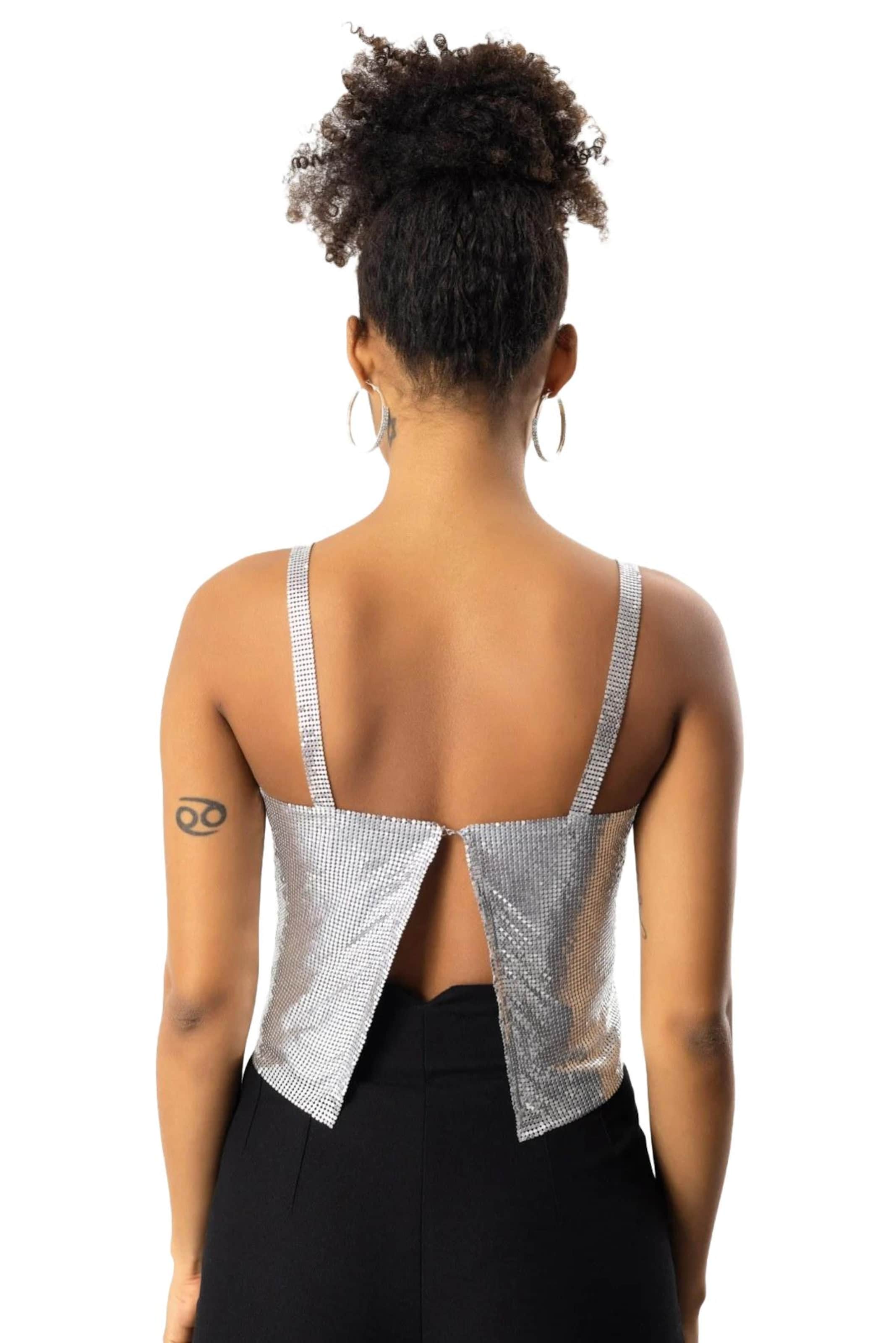 No Matter What Top in Silver