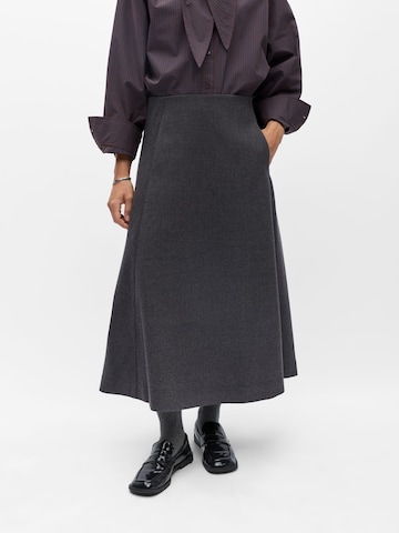 OBJECT - Falda 'KAVIN' en gris: frente