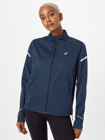 ASICS Sportsweatjacke in Blau: predná strana