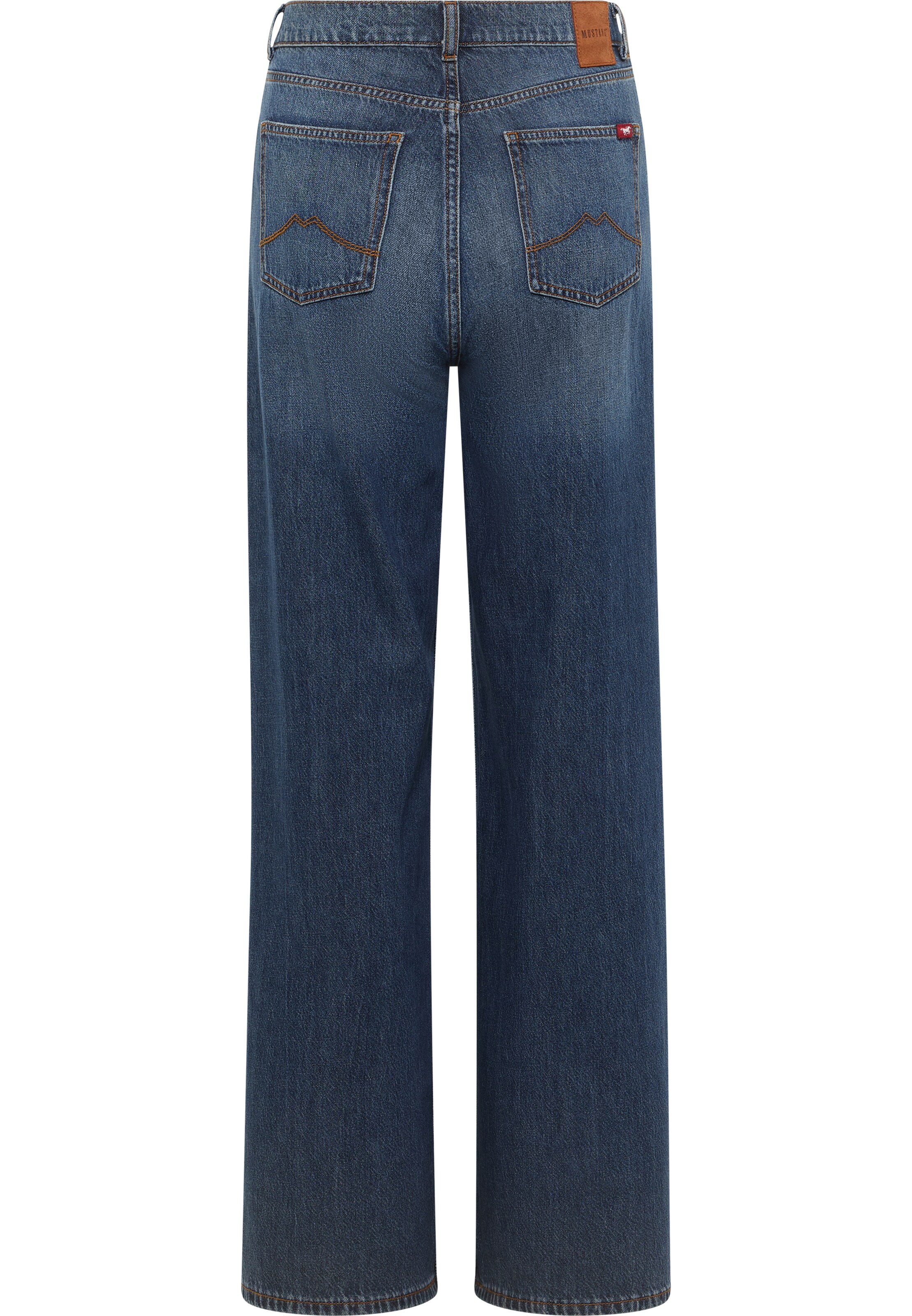 MUSTANG Wide Leg Jeans 'Luise Wide' in Blau