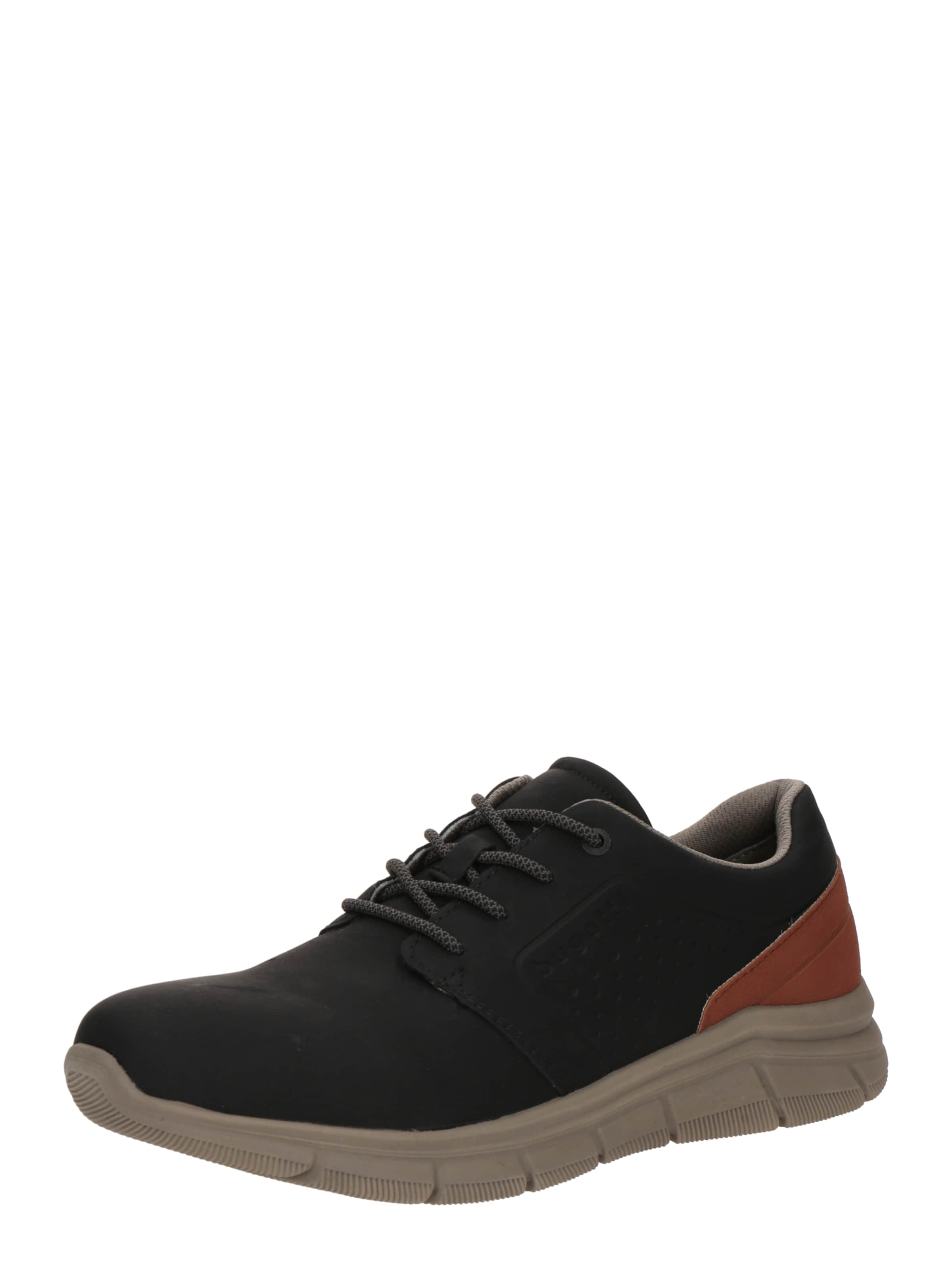 bugatti Athletic lace-up shoe 'AFA' in Black: front