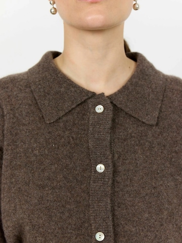 Levete Room Cardigan 'Eloise' i brun