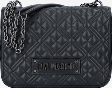 Love Moschino Umhängetasche in Schwarz: predná strana