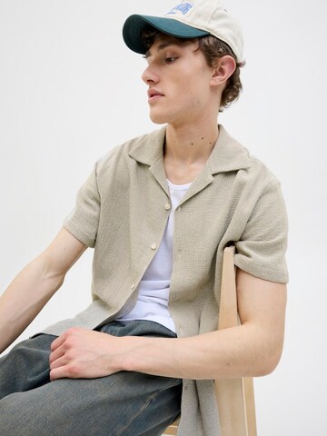 JACK & JONES Классический крой Рубашка 'JORCoba' в Серый