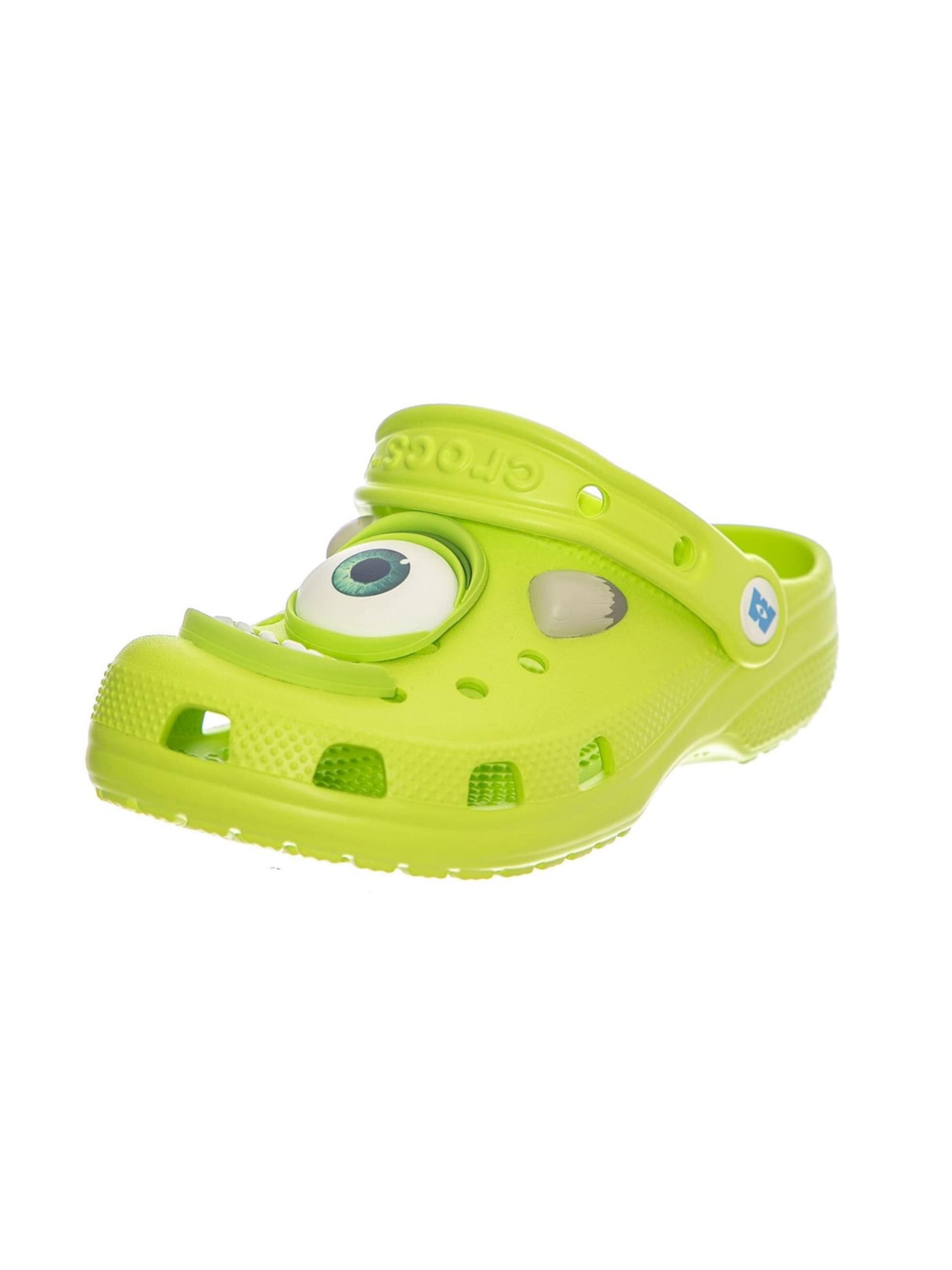Crocs Sandalen 'Monsters Inc Mike Cls Clog K-MLT' in Groen: voorkant
