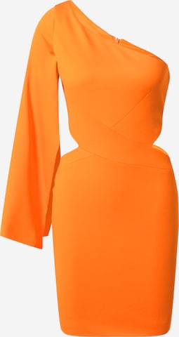 Rochie de la Karen Millen pe portocaliu: față