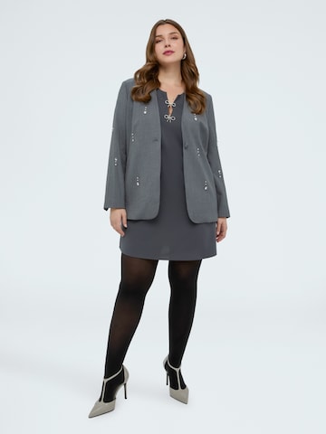 Robe Fiorella Rubino en gris