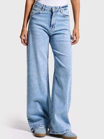 Wide Leg Jean 'WIDE HIGH RISE JEANS' IT'S BASIC en bleu