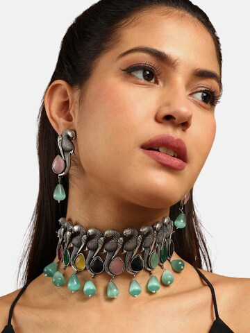 SOHI - Conjunto de joyería 'Sissie' en plata: frente