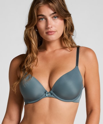 Hunkemöller Push-up Bra in Blue: front