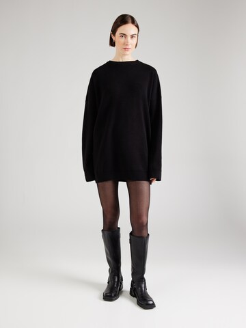 Robes en maille Karo Kauer en noir : devant