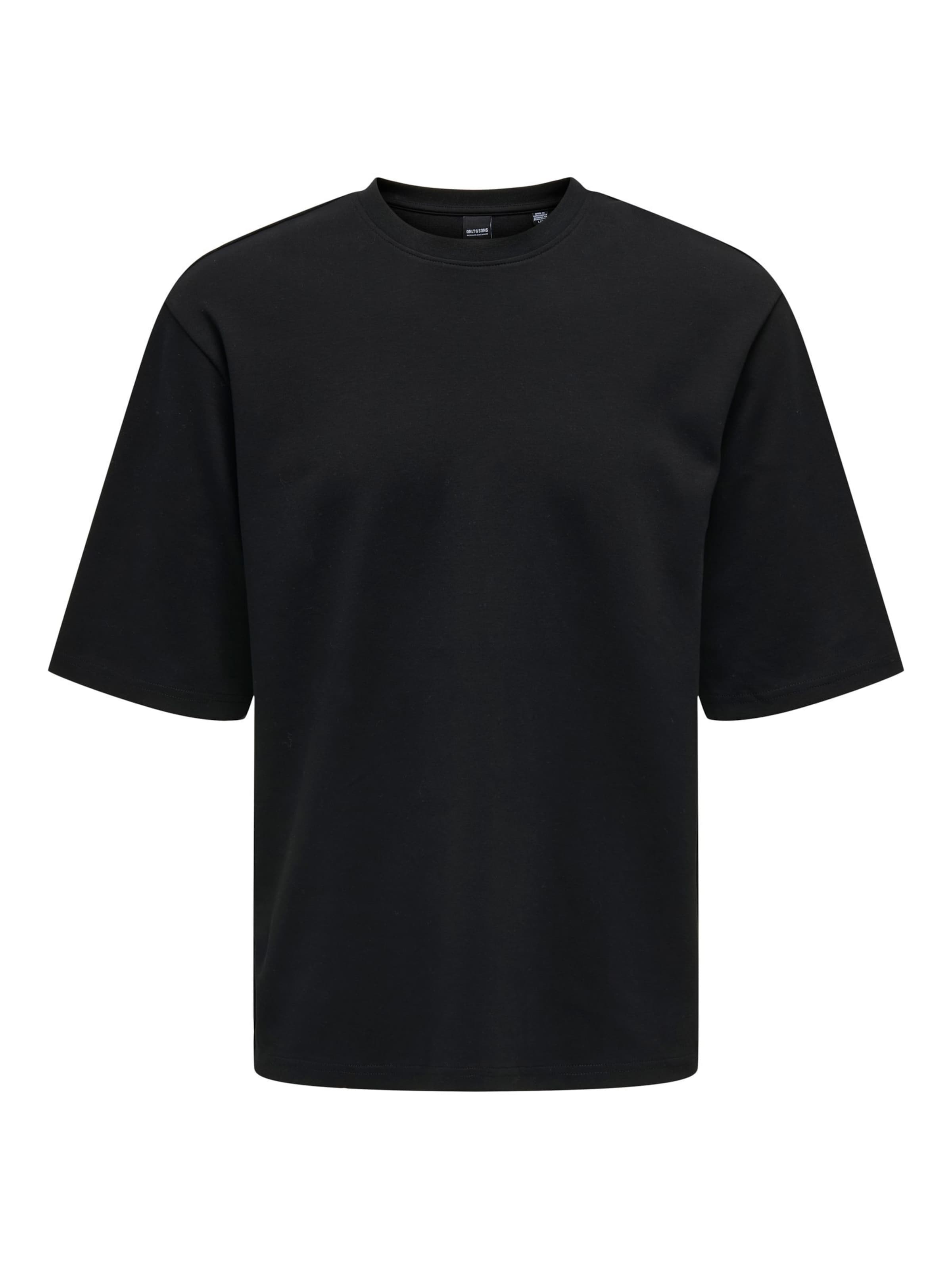 Only & Sons T-Shirt 'ONSRobby' in schwarz, Produktansicht