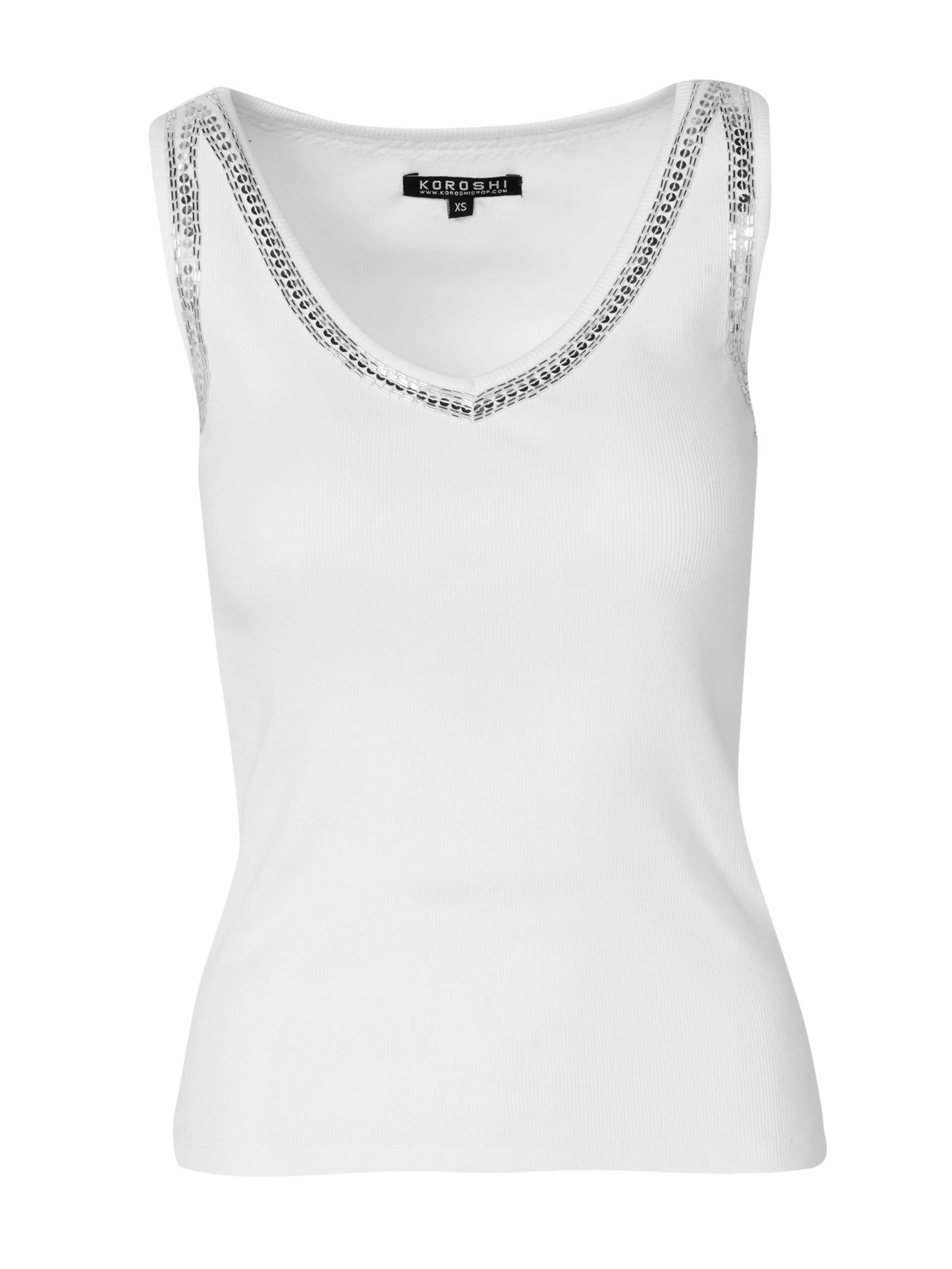 KOROSHI Topp i vit: framsida