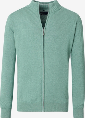 CASAMODA Gebreid vest in Blauw: voorkant