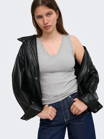 Haut 'ONLRock' ONLY en gris