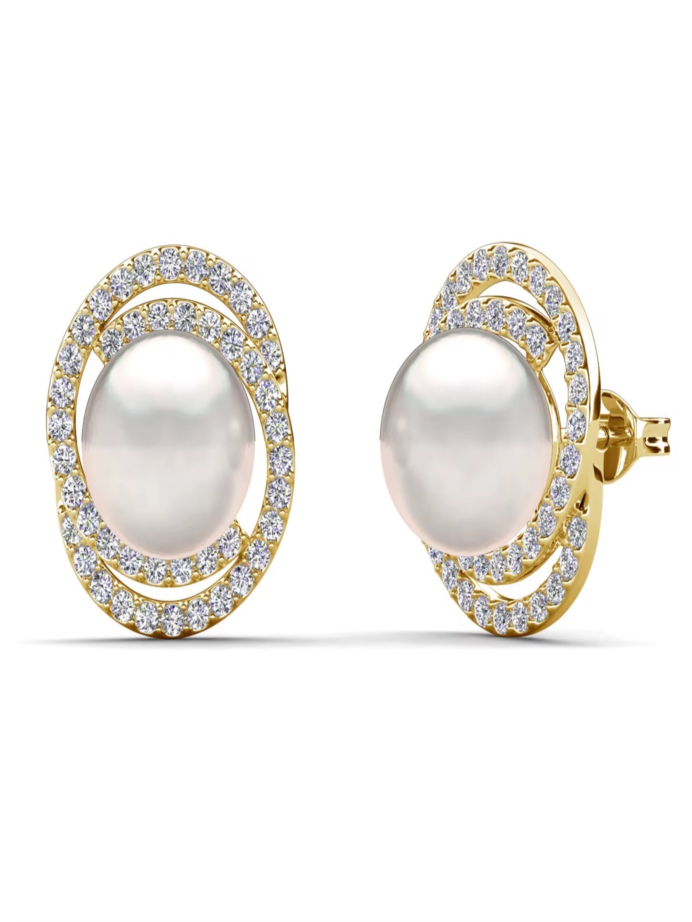 ROUGEMONT Jewellery Ohrringe in Gold: Vorderseite