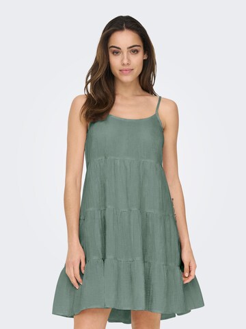 ONLY - Vestido de verano 'THYRA' en verde: frente