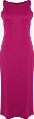 rožinė Trendyol Curve Suknelė: priekis