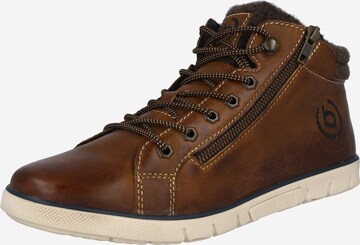 bugatti Lace-Up Boots 'PACIFIC' in Brown: front