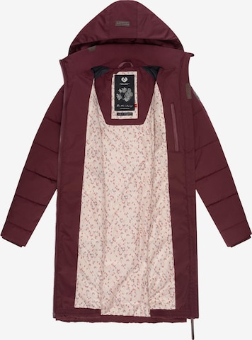 Ragwear Winter Coat 'Dizzie' in Red