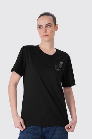 UNIQVIBE Shirt in Black: front