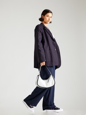 Vero Moda Curve Wide leg Broek 'VMCEMMA' in Blauw