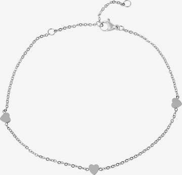 Akzent Fußschmuck 'Michéle, silberfarbig, langlebig' in Silber: Vorderseite