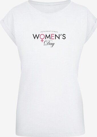 T-shirt 'WD - International Women's Day' Merchcode en blanc : devant