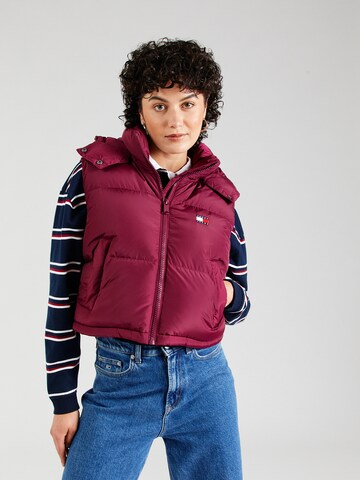 Tommy Jeans Weste 'ALASKA' in Lila: Vorderseite