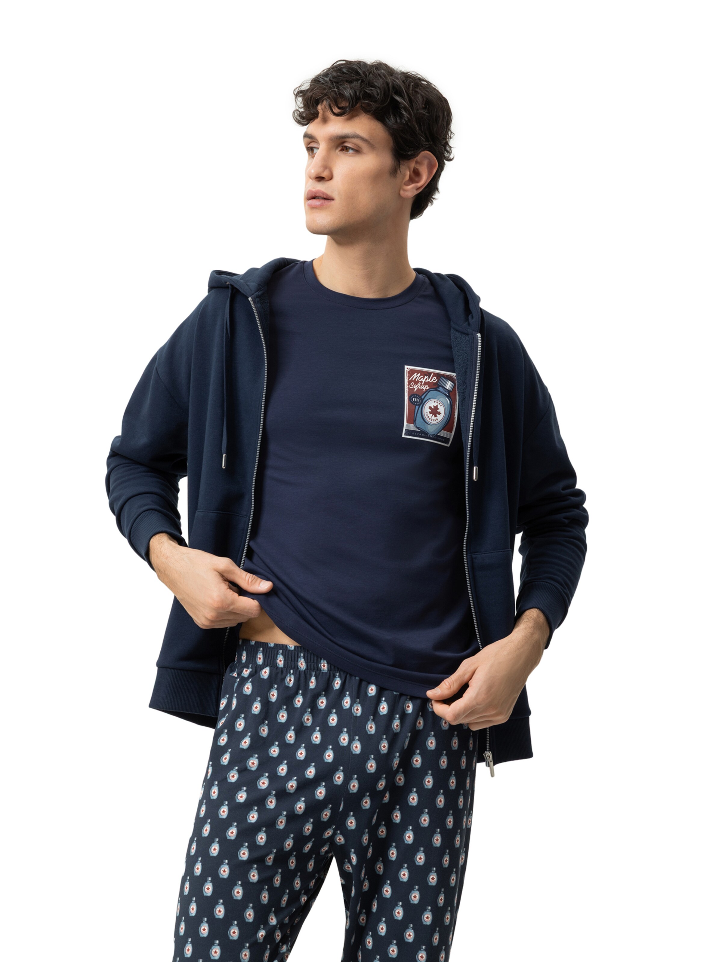 T-Shirt 'Pancake Proof ' Mey en bleu